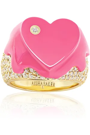 Aisha Baker Sweet Love 18K Gold Diamond Ring