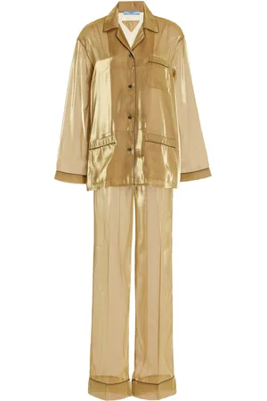 Prada Voile Satin Pajamas