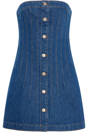 Triarchy Victoria Denim Mini Corset Dress