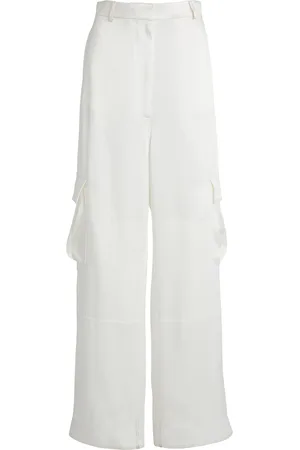 Stella McCartney Mixed Poplin Satin Trouser