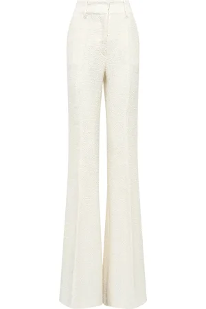 GABRIELA HEARST Rhein Silk Bouclé Wide-Leg Pants