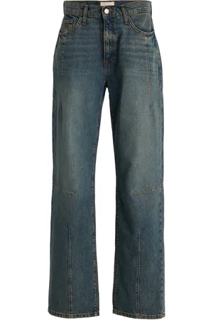Triarchy Goldie Rigid Mid-rise Darted Straight-Leg Jeans