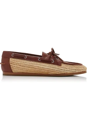 Simkhai Danner Raffia Boat Shoes