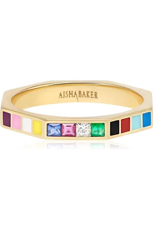 Aisha Baker Celebration 18K Yellow Gold -Stone Ring