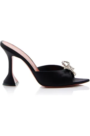 Amina Muaddi Rosie Satin Sandals
