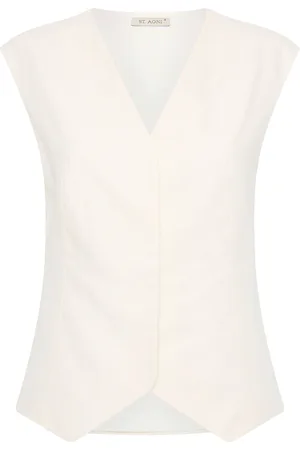 St Agni Organic Cotton-Linen Vest