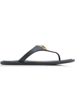 VERSACE La Vacanza Rubber Thong Sandals