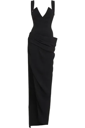 Givenchy Draped Crepe Maxi Dress