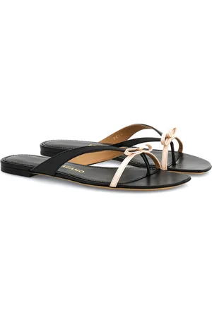 Salvatore Ferragamo Abibi Leather Sandals