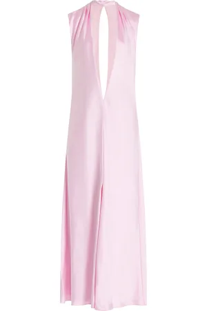 BRANDON MAXWELL The Daphne Plunge Caftan Dress