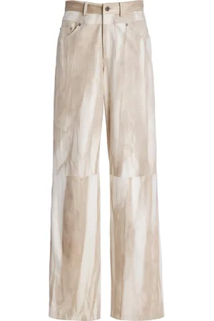 LAPOINTE Marbled Nappa Double Seam Pant