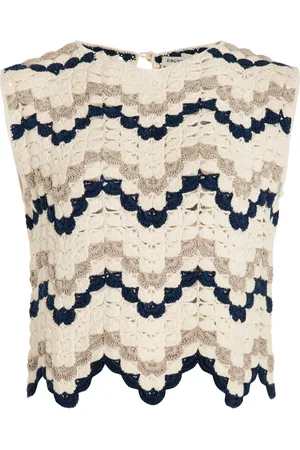 Escvdo Nieva Crocheted Cotton Top