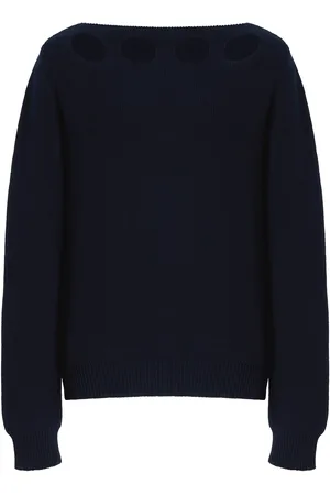 Prada Cutout Knit Cotton Sweater