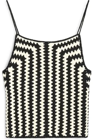 By Malene Birger Doria Crocheted Organic Cotton Tank Top