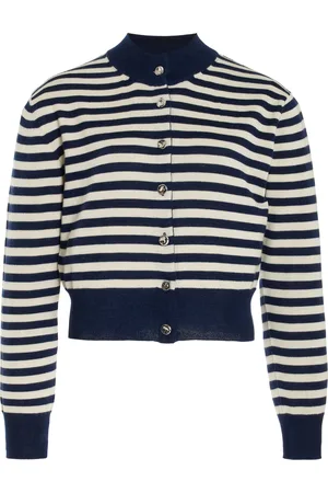 BRANDON MAXWELL The Aubrey Shrunken Knit Cashmere Cardigan