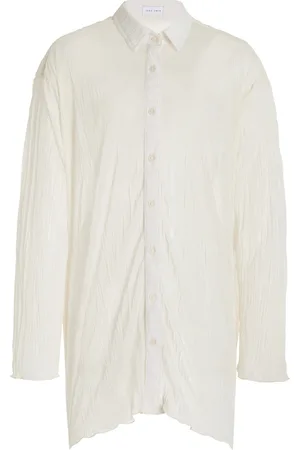 Jade Swim Ivey Crinkled Crepe Shirt
