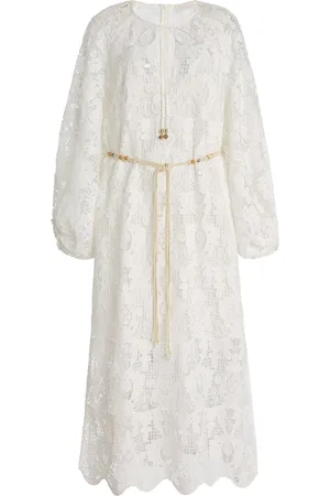 ZIMMERMANN Coco Lace Midi Dress