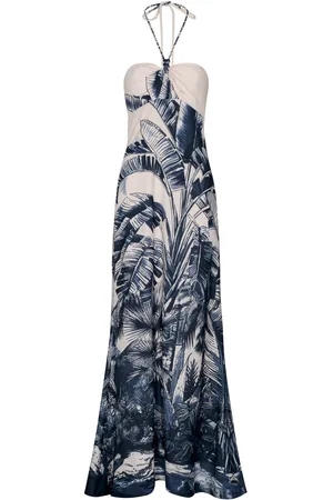 Andres Otalora Meu Sol Printed Linen-Blend Maxi Dress