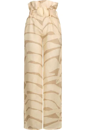 JOHANNA ORTIZ Palms And Shadows Printed Linen Pants