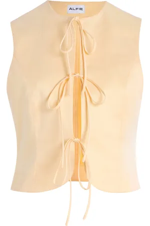 Alfie Exclusive Neda Bow-Detail Cotton Top