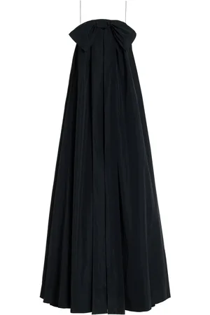 Bernadette Estelle Bow-Detailed Taffeta Maxi Dress