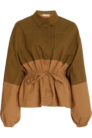 ULLA JOHNSON Arlo Cinched Cotton Utility Jacket