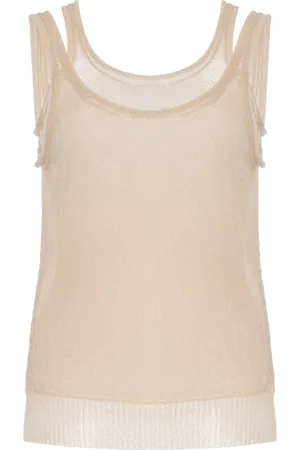 AISLING CAMPS Film Layered Knit Tank Top