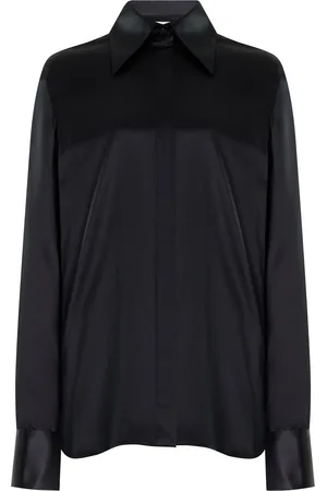 Lafayette 148 Silk Charmeuse Shirt