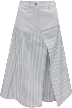 J.W.Anderson Patchwork Cotton Midi Skirt