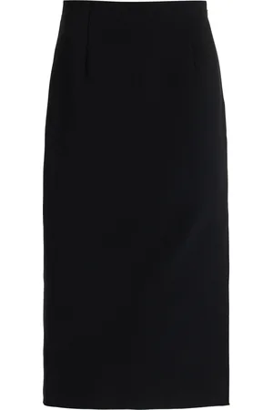 Carolina Herrera Exclusive Crepe Midi Pencil Skirt