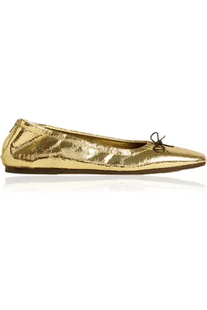 Golden Goose Amy Laminated Leather Ballet Flats
