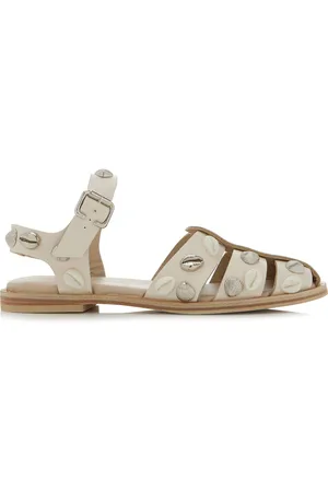 Freda Salvador Exclusive Sera Studded Suede Fisherman Sandals