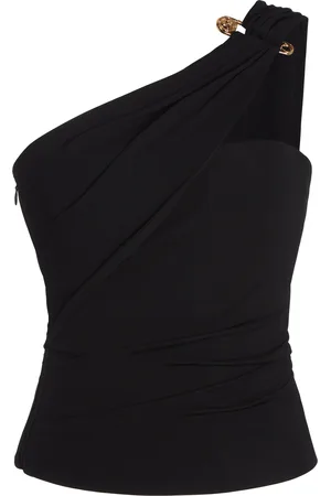 VERSACE La Vacanza Stretch-Crepe Jersey Tank Top