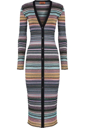 Missoni Long Lamé Knit Cardigan