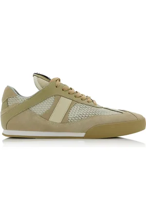 Chloé Kick Leather-Mesh Sneakers