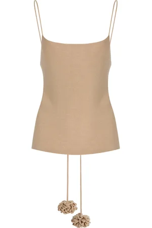 By Malene Birger Gillian Open-Back Knit Tank Top