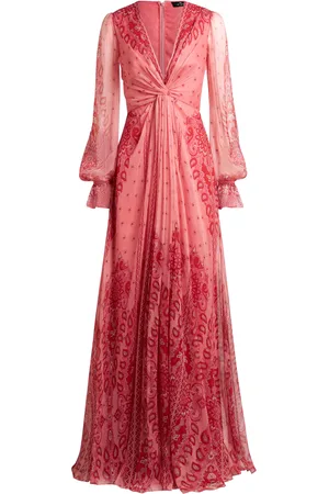 Etro Twisted Silk Maxi Dress