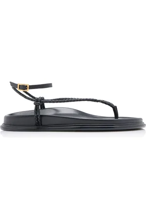 VERSACE La Vacanza Wrapped Leather Sandals