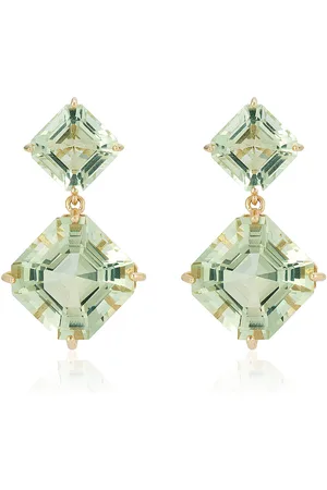 Mateo 14K Gold Amethyst Drop Earrings