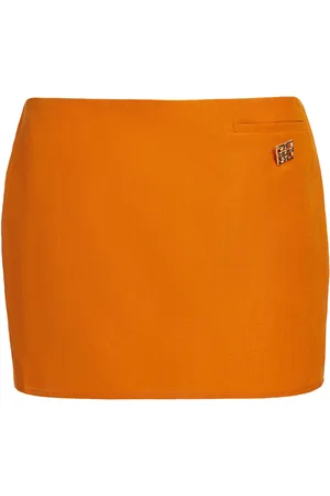 Givenchy Linen-Silk Mini Skirt