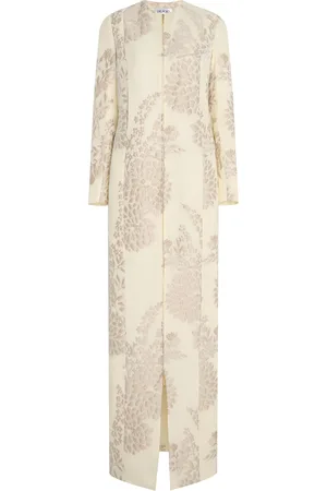 DELPOZO Exclusive Jacquard Maxi Coat