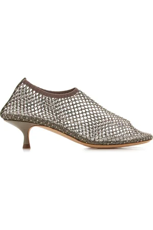CHRISTOPHER ESBER Minette Crystal-Embellished Mesh Pumps