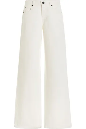 SLVRLAKE Mica Mid-Rise Wide-Leg Jeans