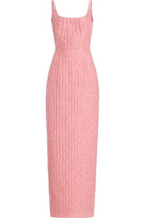 EMILIA WICKSTEAD Sharon Seersucker Maxi Dress