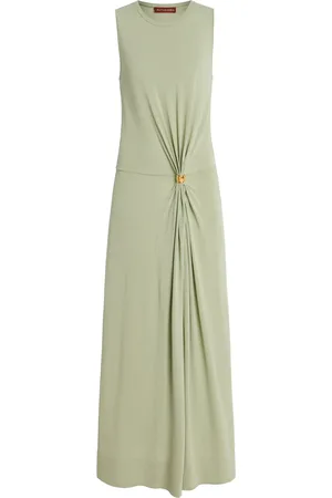 Altuzarra Saralien Gathered Jersey Maxi Dress
