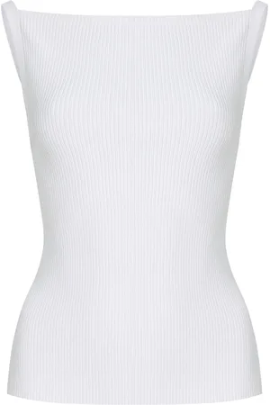 BRANDON MAXWELL Exclusive RIviera Knit Tank Top