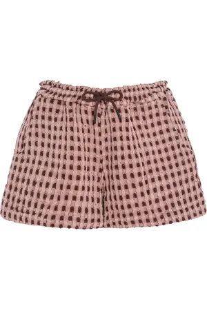 Oas Exclusive Ferratelle Drizzle Cotton Waffle Shorts