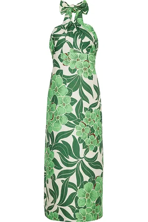 Cara Cara Perla Linen Halter Midi Dress