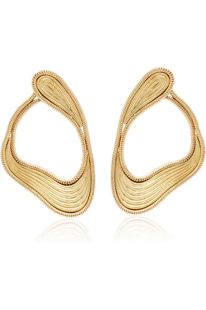 Fernando Jorge Stream Lines 18K Yellow Earrings