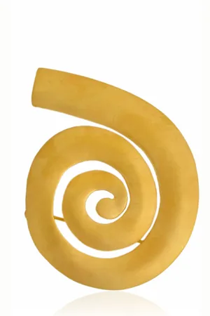 CANO Muhu 24K Yellow -Plated Brooch